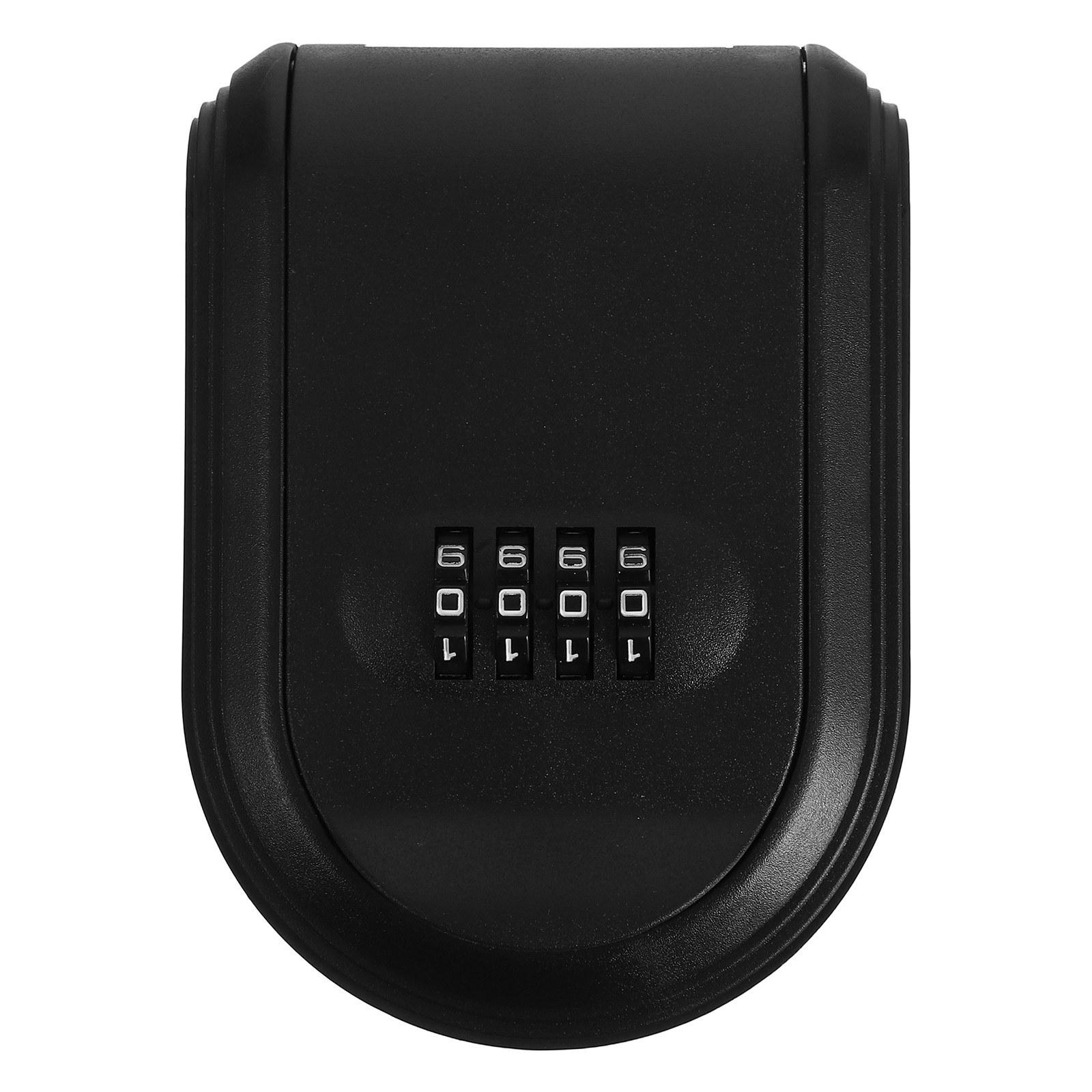 Home Security Officer - Wall Mounted Key Lock Box Black