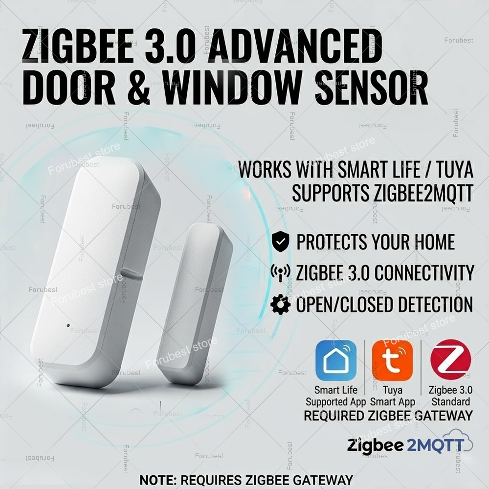 Home Security Gate - Tuya Zigbee Door Window Sensor Smart