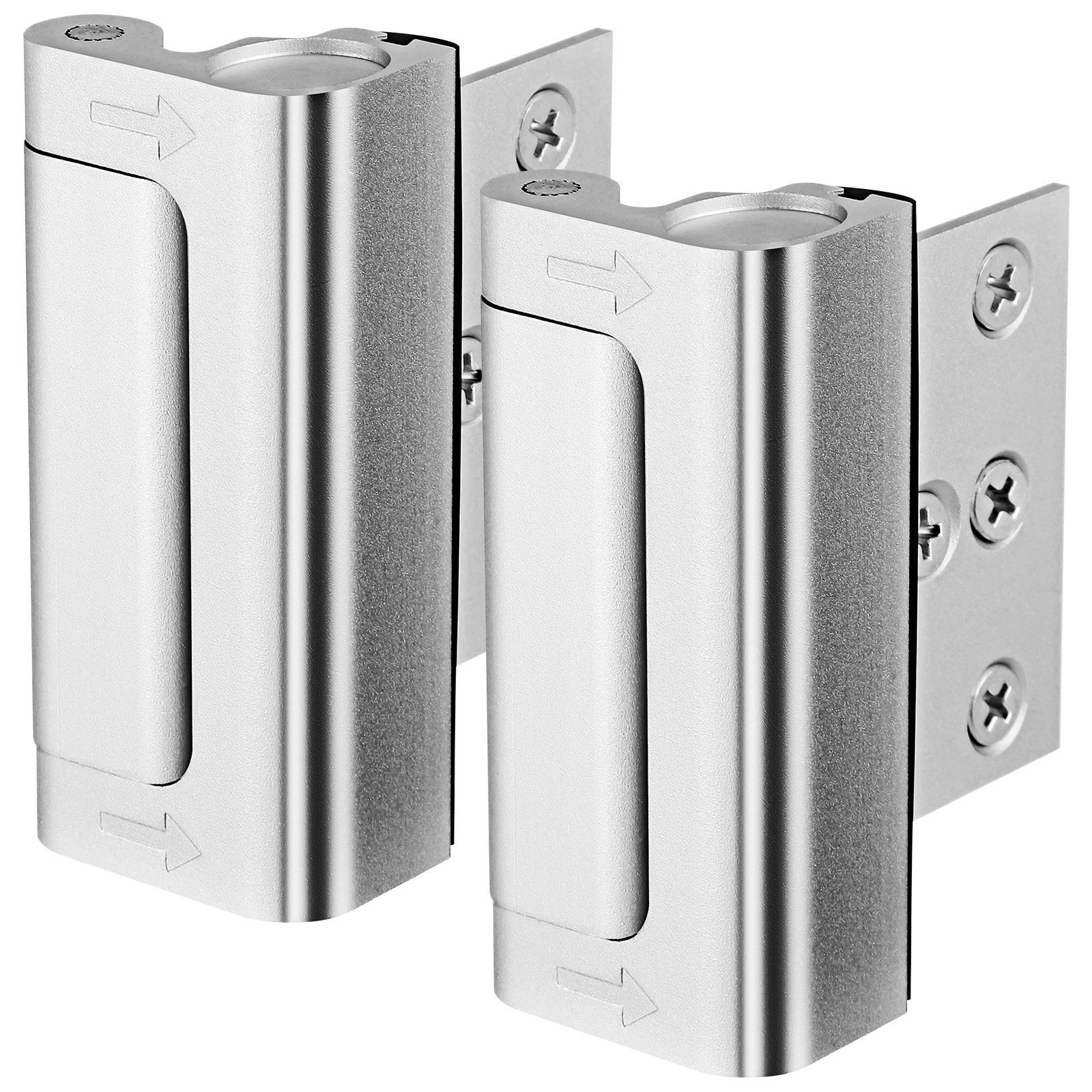 Home Security Door Reinforcement Lock - 2Pcs Aluminum Alloy Safety Lock Door