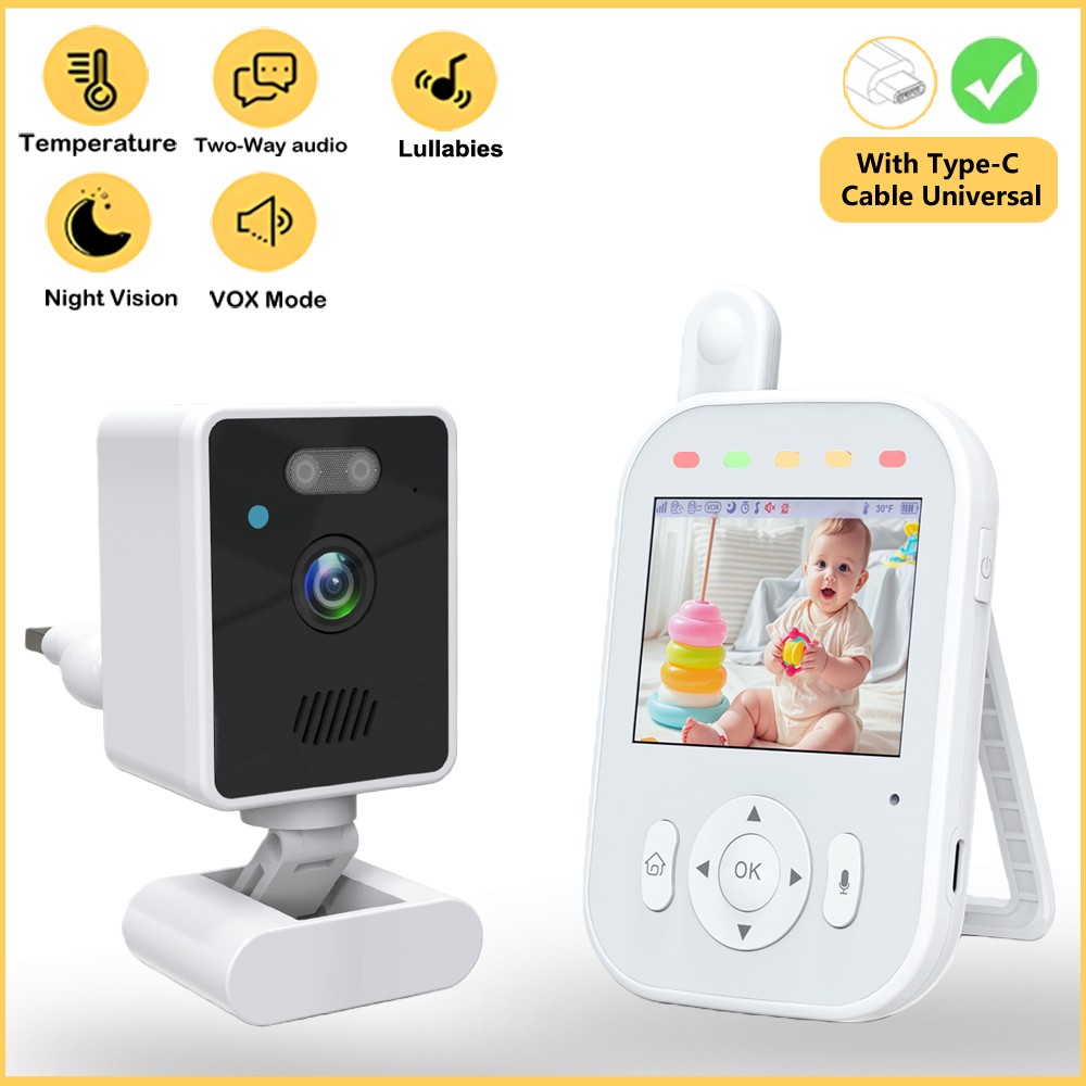 Home Security Wireless Camera - Baby Monitor Wireless Indoor 2.8