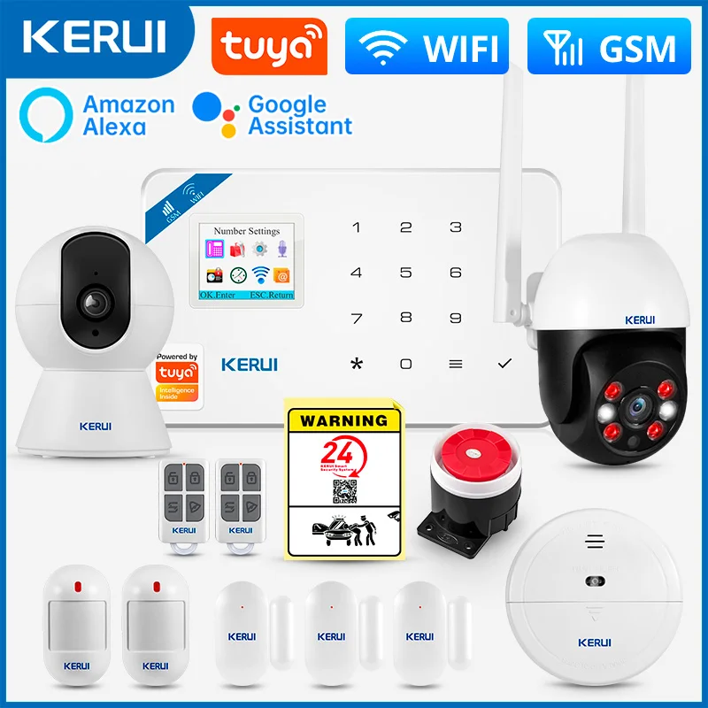 Home Security Wireless Camera - KERUI W181 Alarm System Security Home
