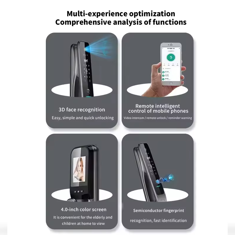 HX5 Smart Door Lock 3D Face Re - Home Security Door Lock recension och pris