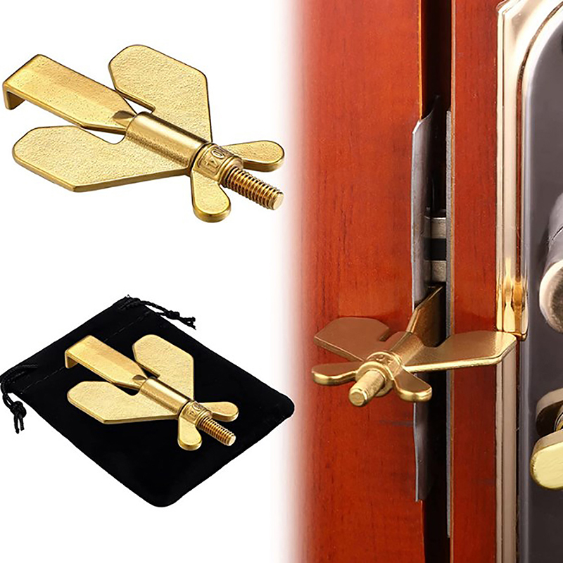 New-1PC Door Lock Security For - Home Security Jammers recension och pris
