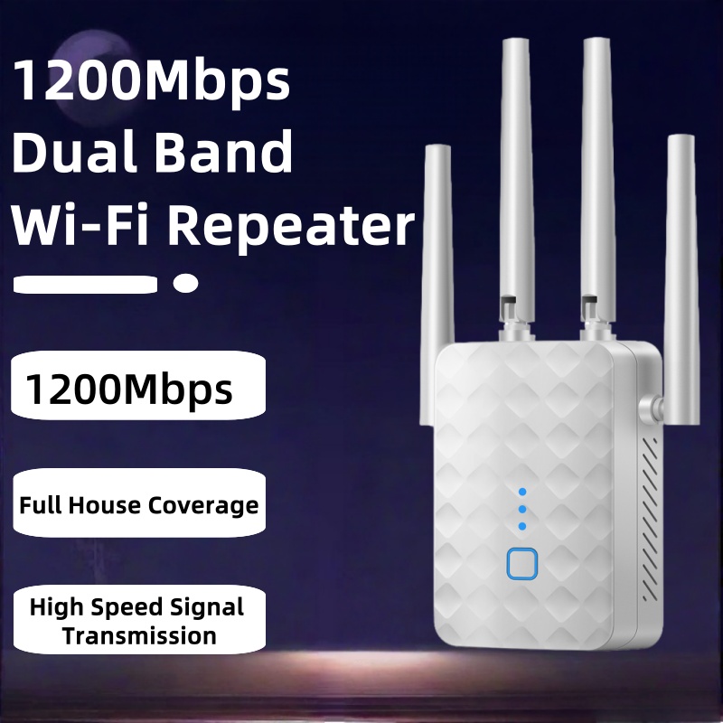 1200Mbps Dual Band WiFi Repeat - Home Security Outdoor recension och pris