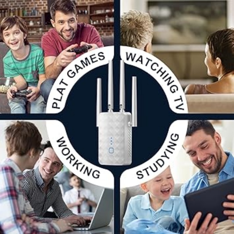 1200Mbps Dual Band WiFi Repeat - Home Security Outdoor recension och pris
