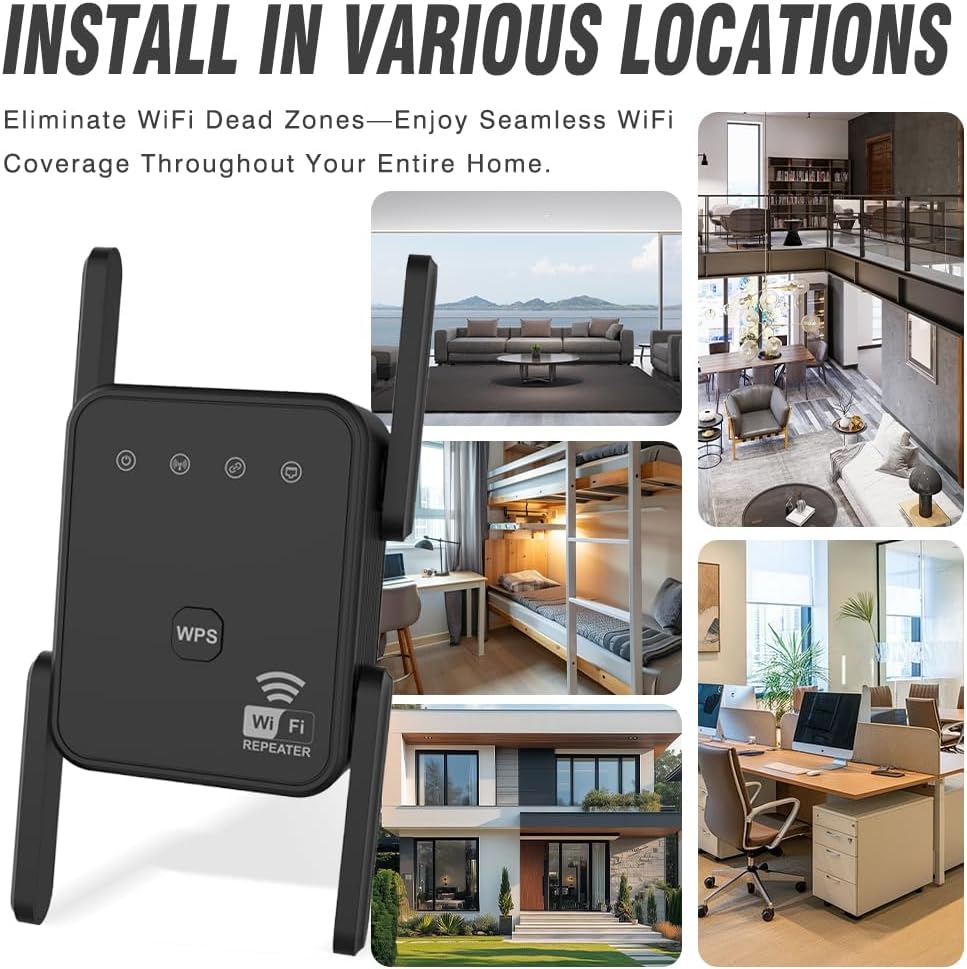 2026 New WiFi Repeater 300Mbps - Home Security Outdoor recension och pris