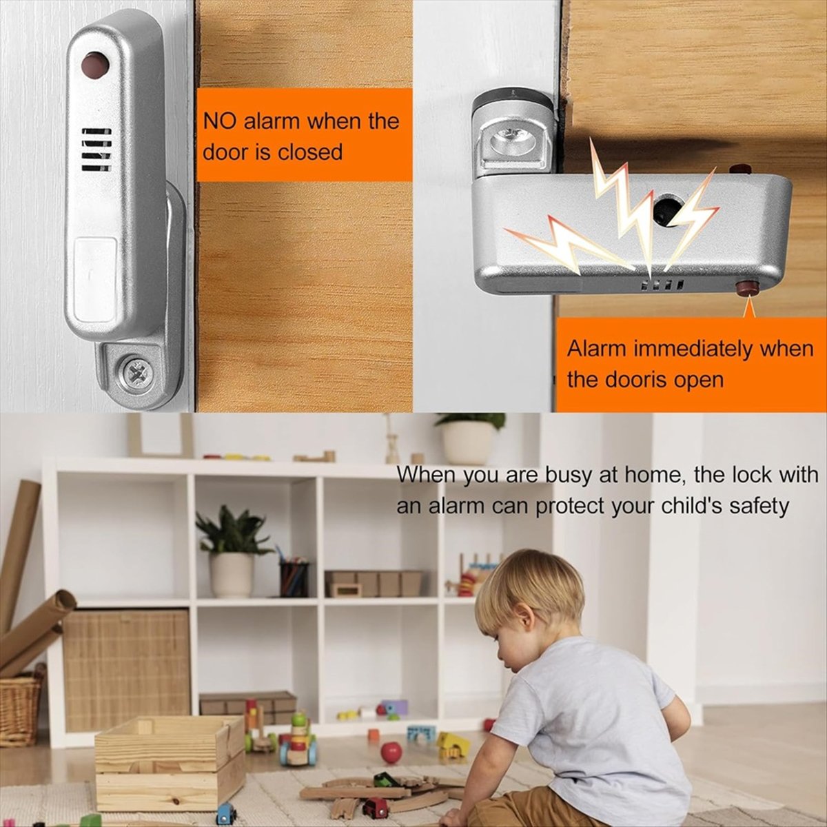 Reliable- Home Security Door R - Home Security Door Reinforcement Lock recension och pris