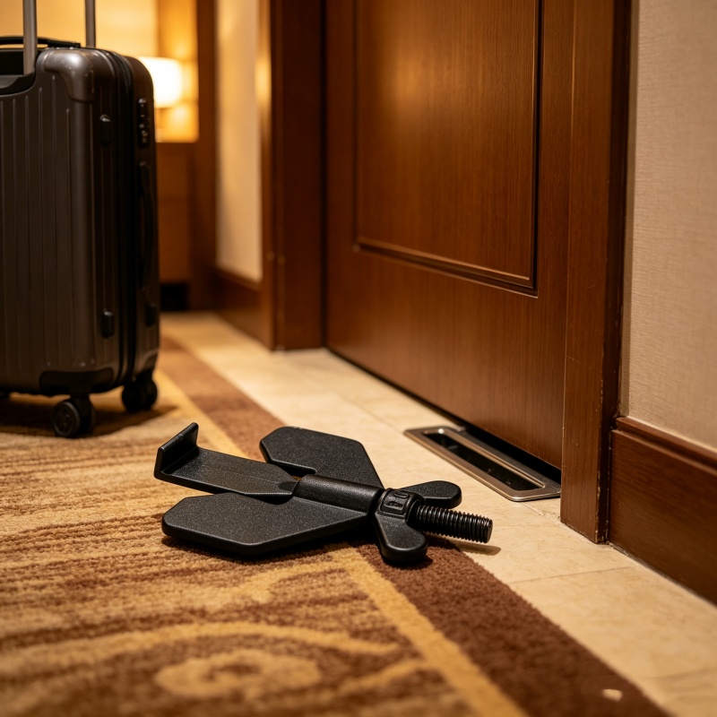Portable Door Blocker Anti-the - Home Security Jammers recension och pris