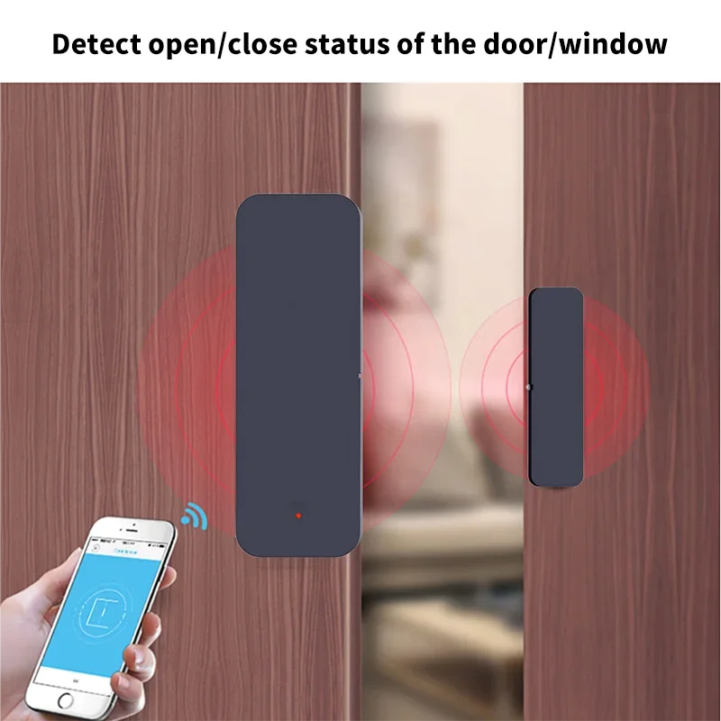 Tuya Zigbee Wifi Door Sensor W - Home Security Gate recension och pris