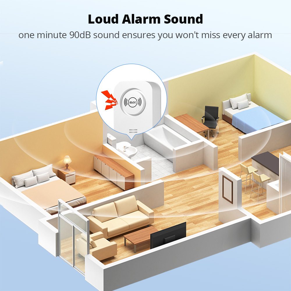 KERUI Wireless Water Sensor 90 - Home Security Outdoor recension och pris