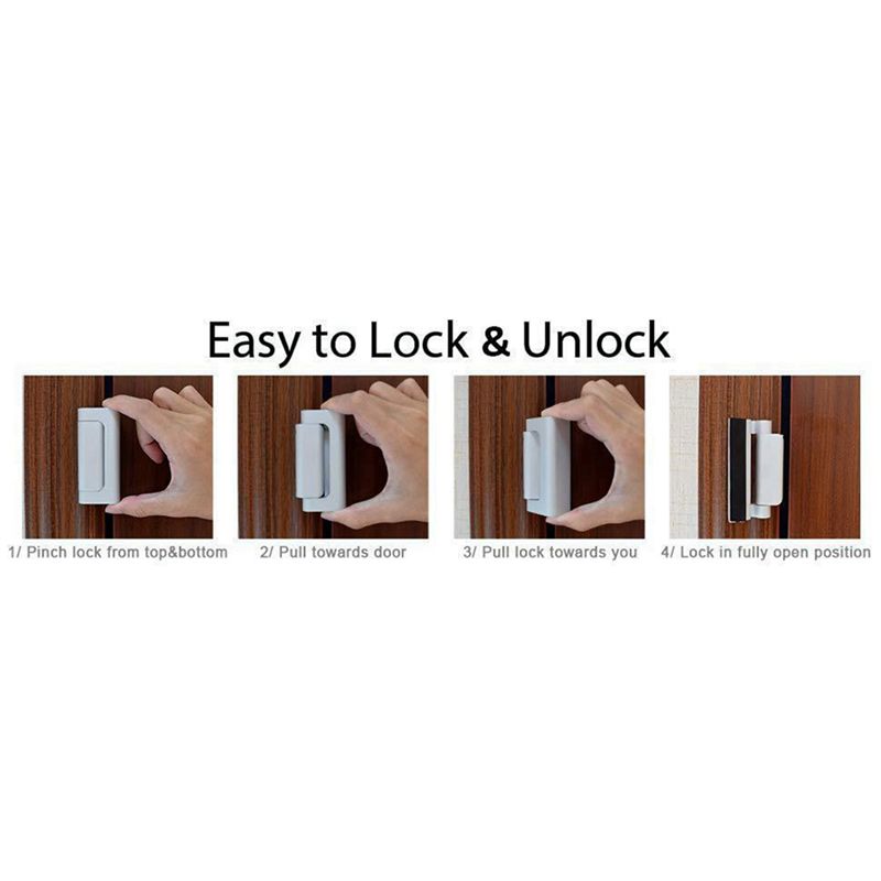 2X Home Security Door Lock Chi - Home Security Door Reinforcement Lock recension och pris
