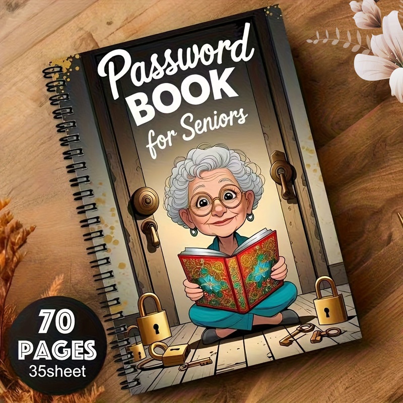 2/5 Pack Cartoon Spiral Passwo - Home Security For Seniors recension och pris