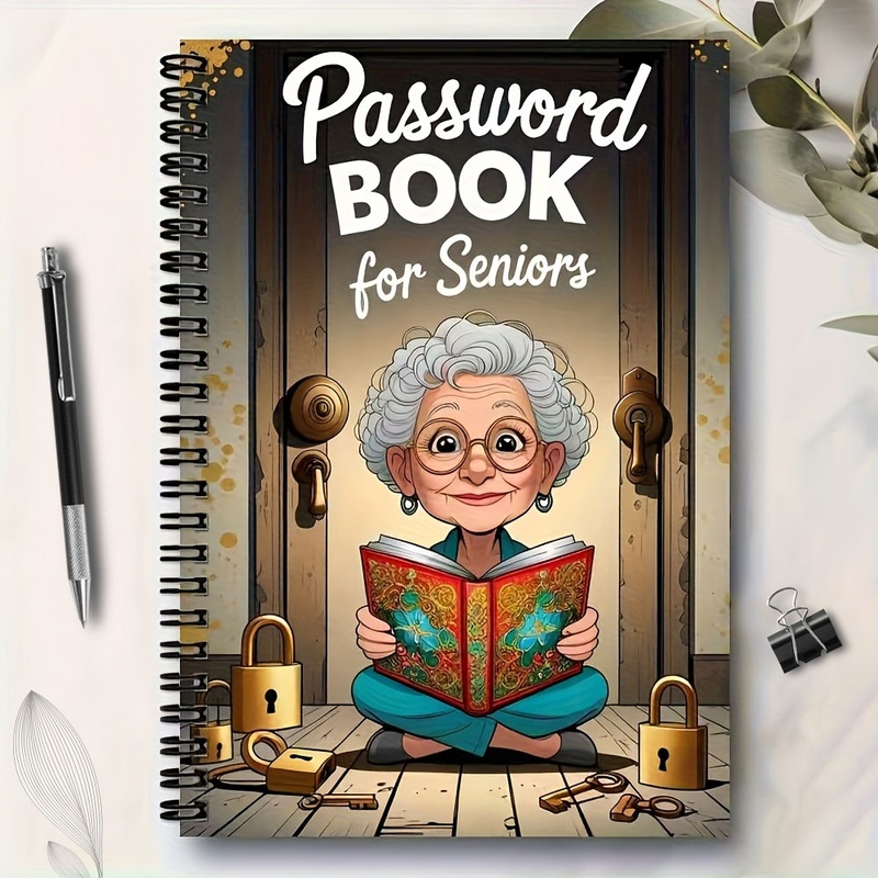 2/5 Pack Cartoon Spiral Passwo - Home Security For Seniors recension och pris
