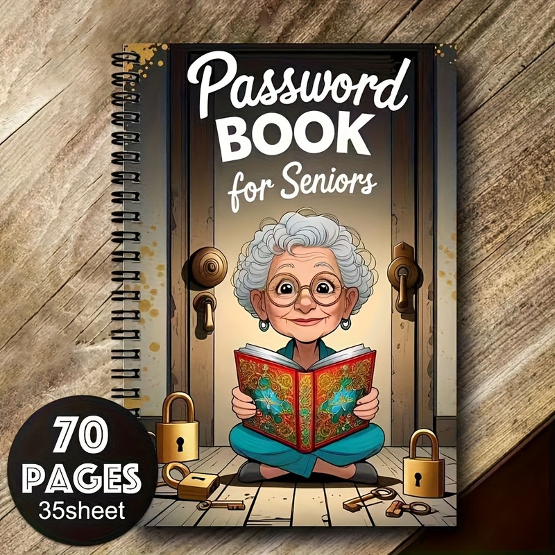 2/5 Pack Cartoon Spiral Passwo - Home Security For Seniors recension och pris