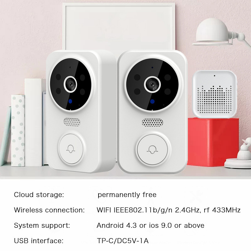 Tuya WIFI Doorbell Smart Home  - Home Security Wireless Camera recension och pris