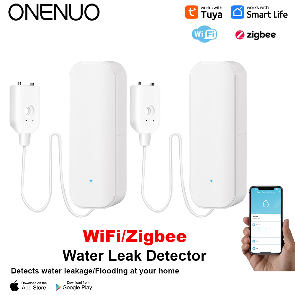 WiFi/Zigbee Water Sensor Tuya  - Home Security Outdoor recension och pris