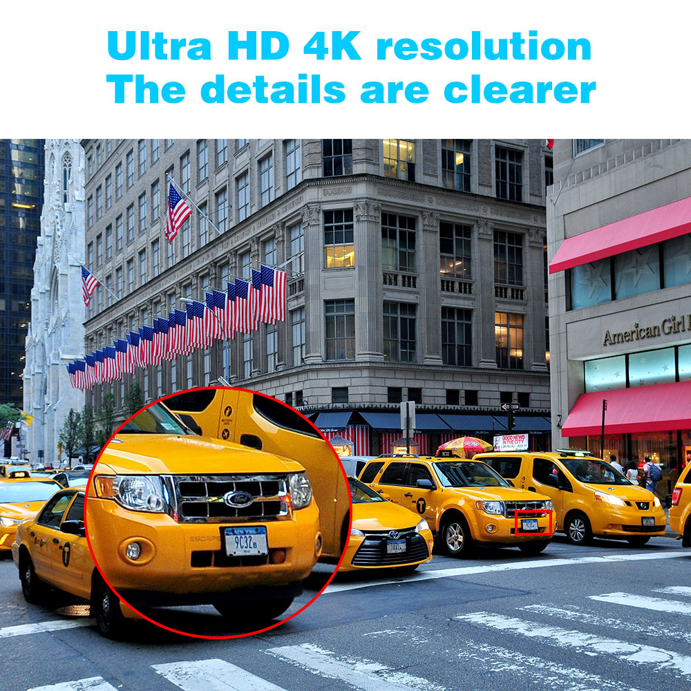 4K Ultra HD AHD Camera Video S - Home Security Outdoor recension och pris