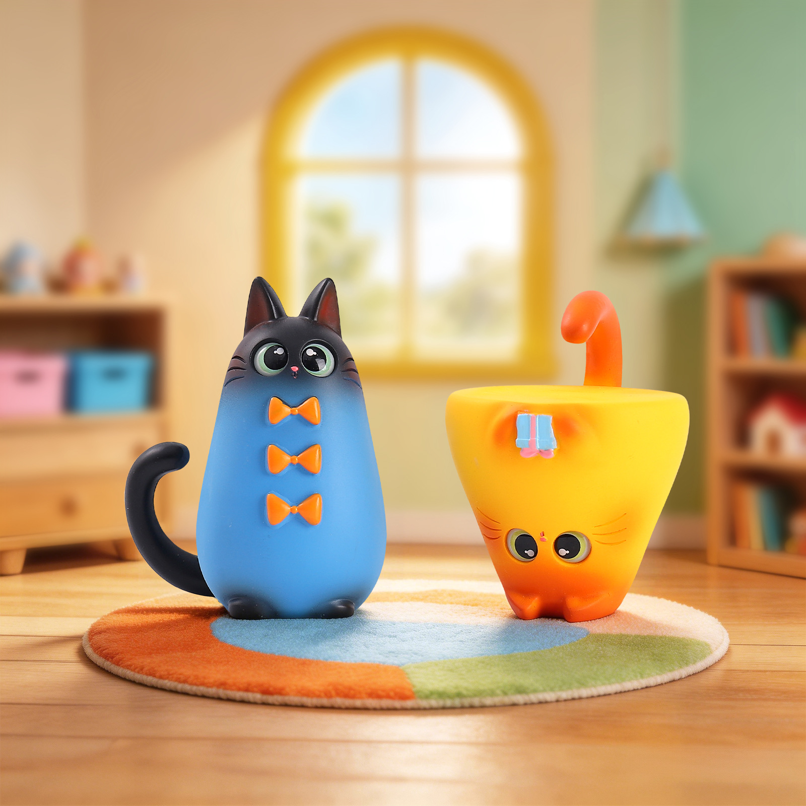 Blind Box Cat Figurine Resin C - Home Security Officer recension och pris
