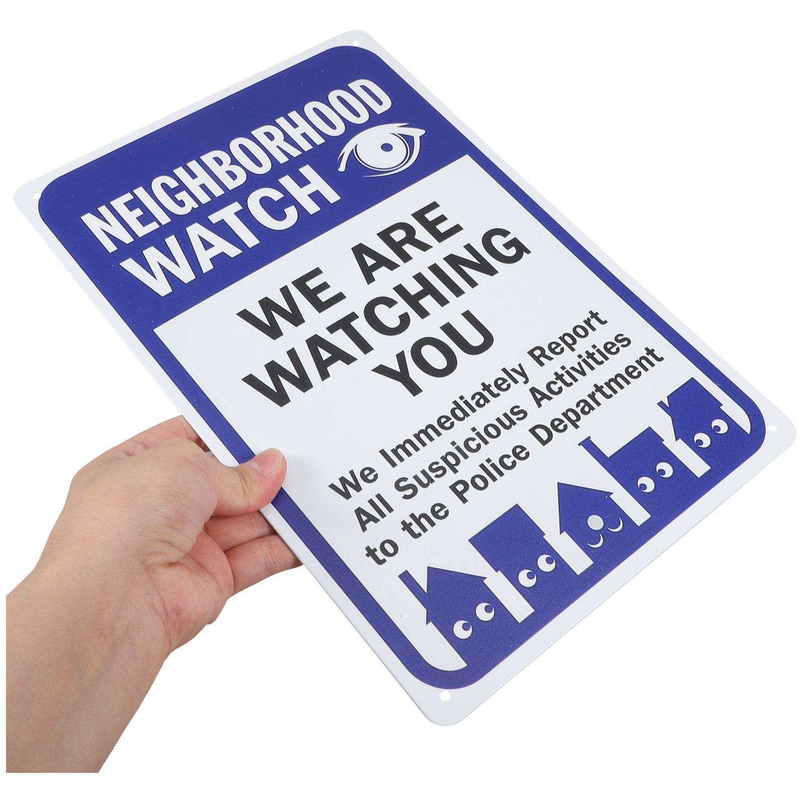 We Are Watching You Sign Vinta - Home Security Outdoor recension och pris