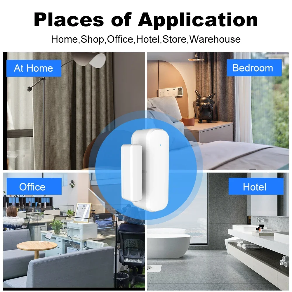ZigBee Door Window Sensor Gate - Home Security Gate recension och pris