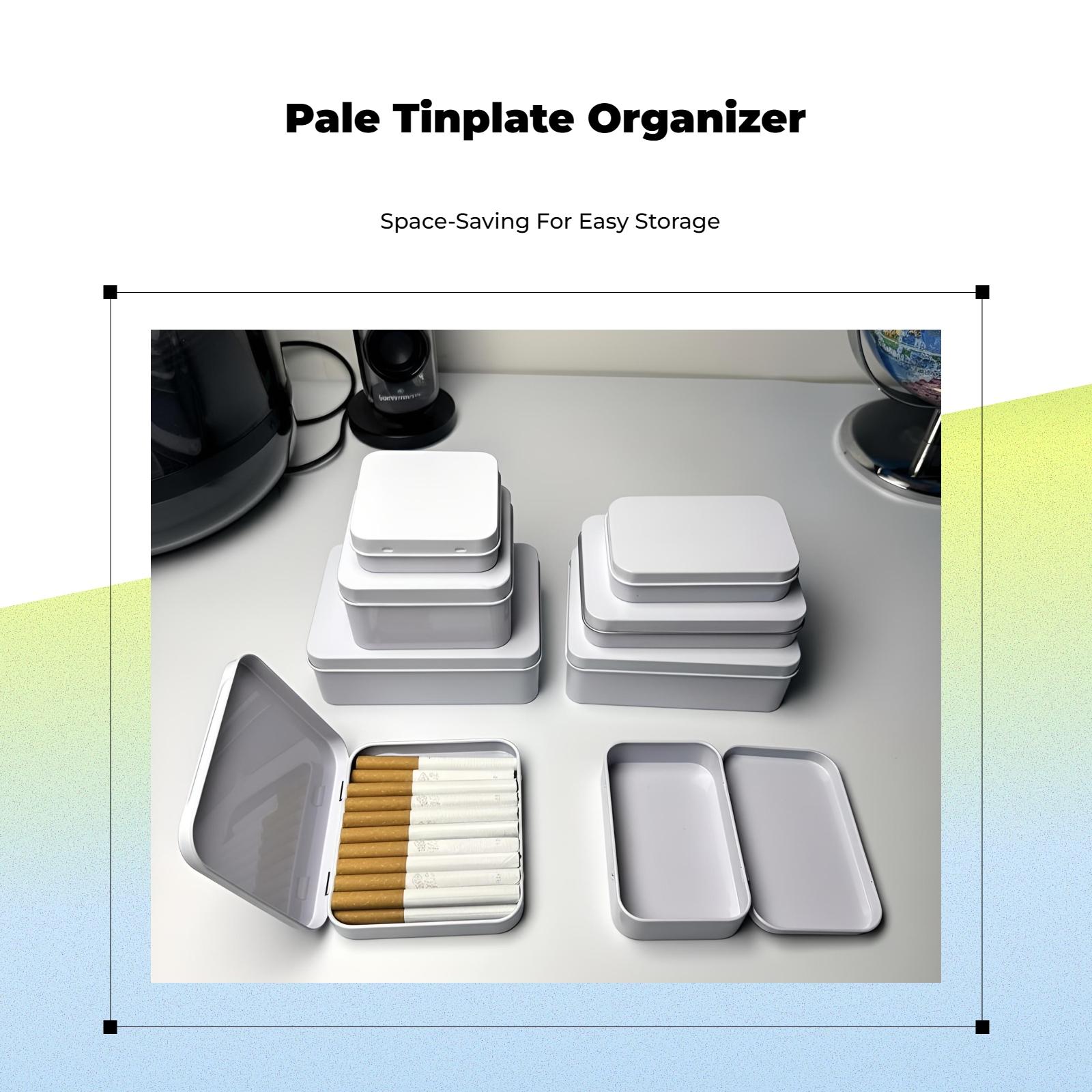 Cream Tin Metal Storage Box Se - Home Security Officer recension och pris