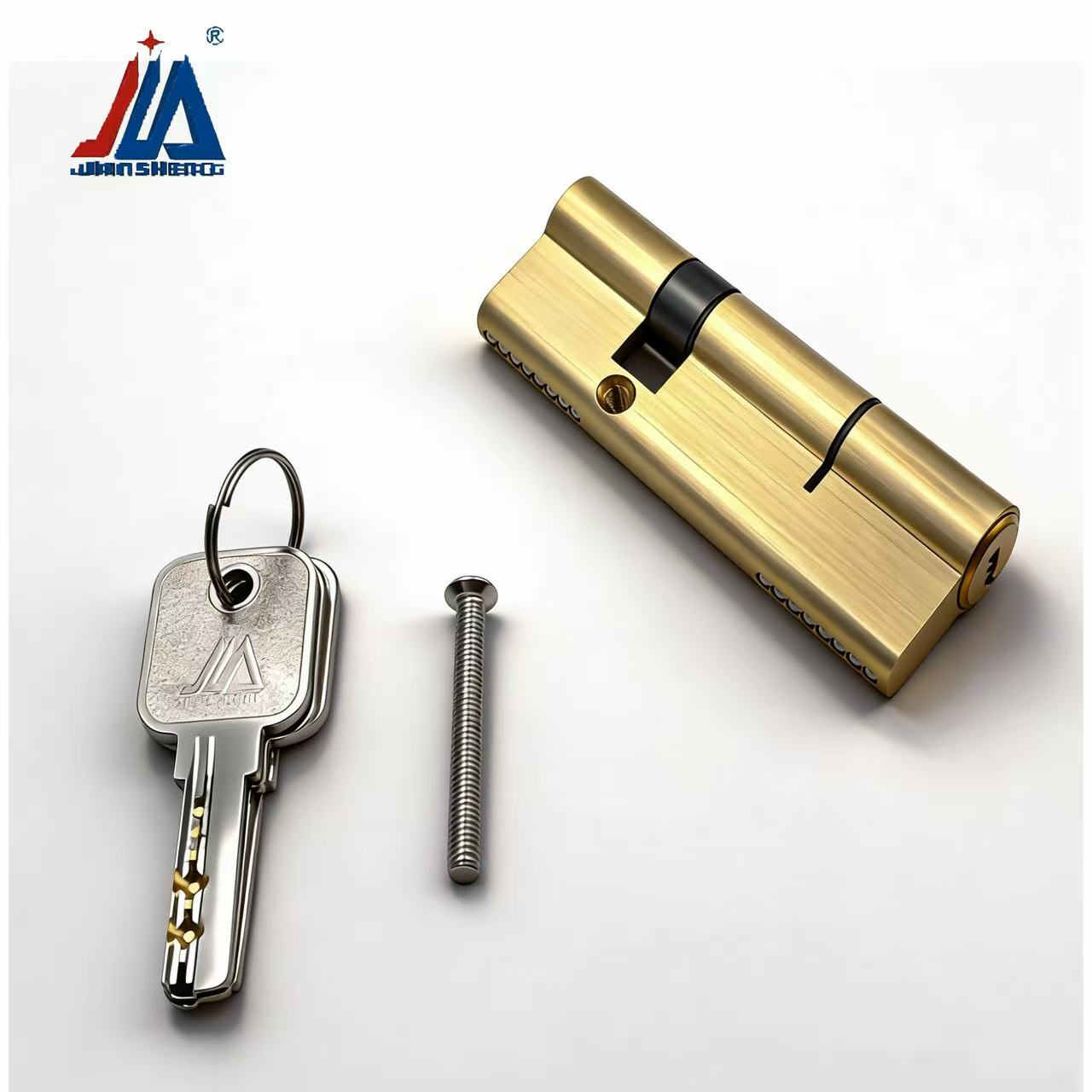 Solid Brass Door Lock Cylinder - Home Security Door Lock recension och pris
