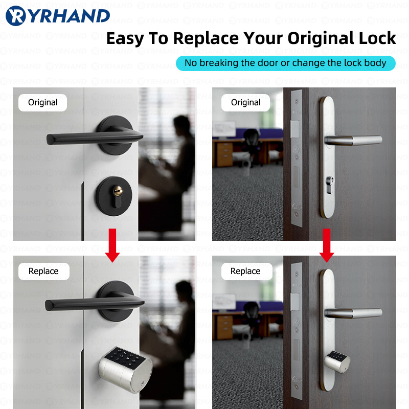Smart Euro Cylindrical Door Lo - Home Security Door Lock recension och pris