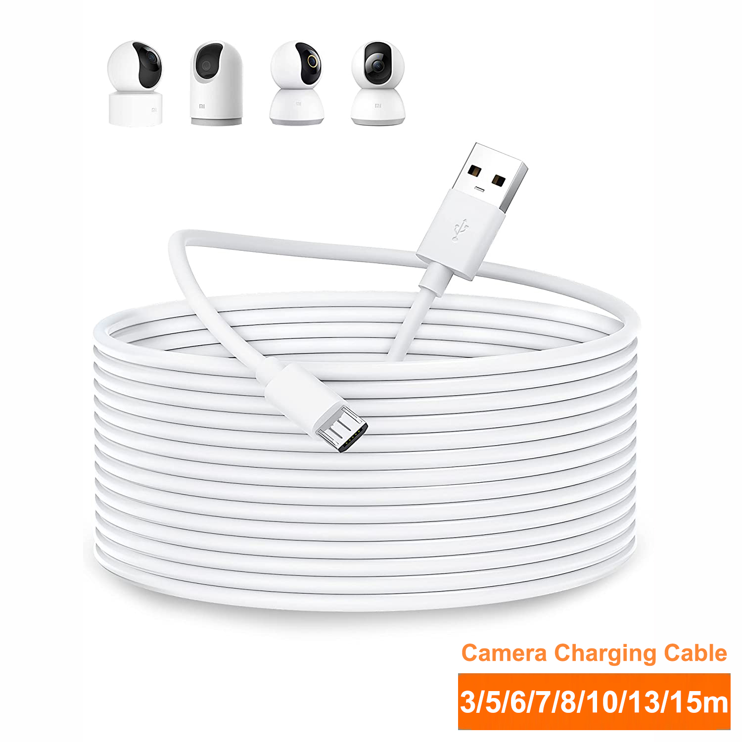 3~13m Micro USB Extension Cabl - Home Security Xiaomi recension och pris