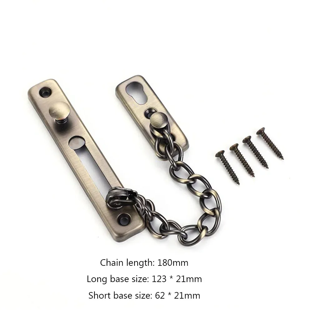 Door Chain with Lock Door Lock - Home Security Door Reinforcement Lock recension och pris