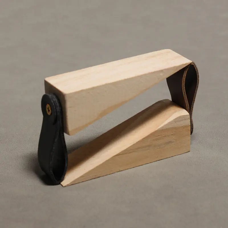 1pc Solid Wood Door Stopper -  - Home Security Jammers recension och pris