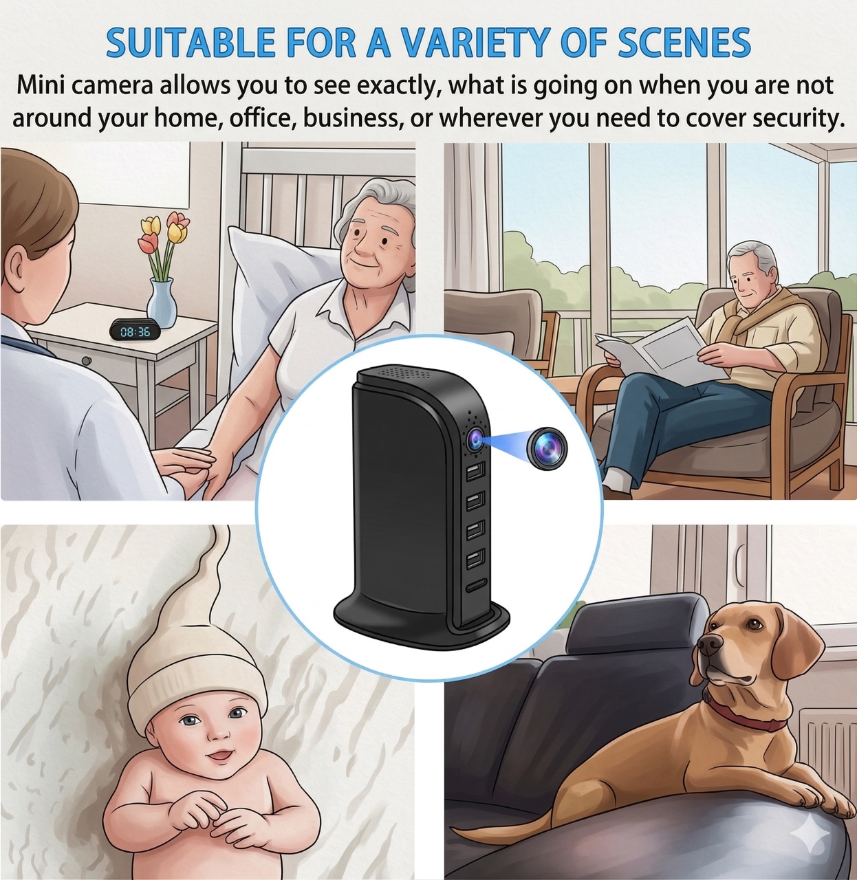 Compact Wi-Fi Security Camera  - Home Security Officer recension och pris