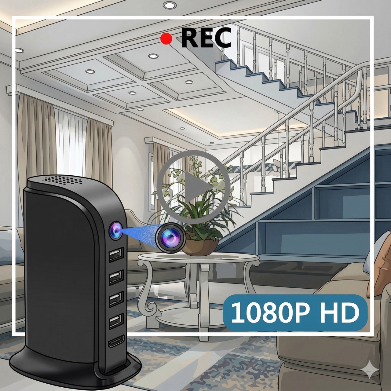 Compact Wi-Fi Security Camera  - Home Security Officer recension och pris