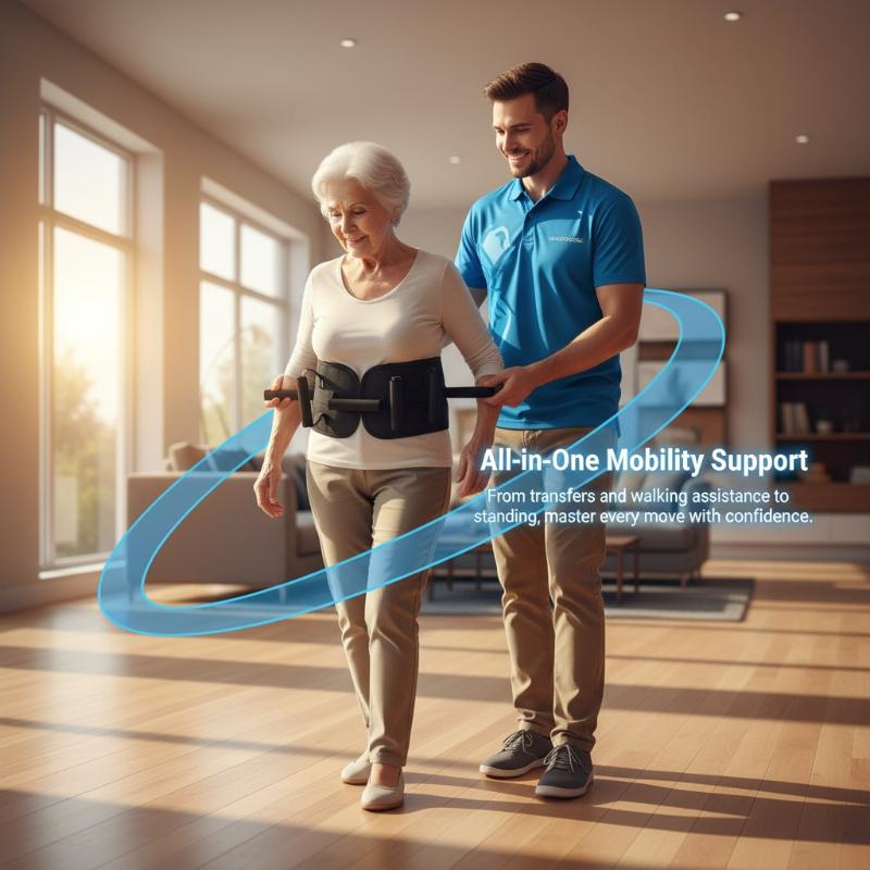 Elderly Lift Gait Belt With 7  - Home Security For Seniors recension och pris