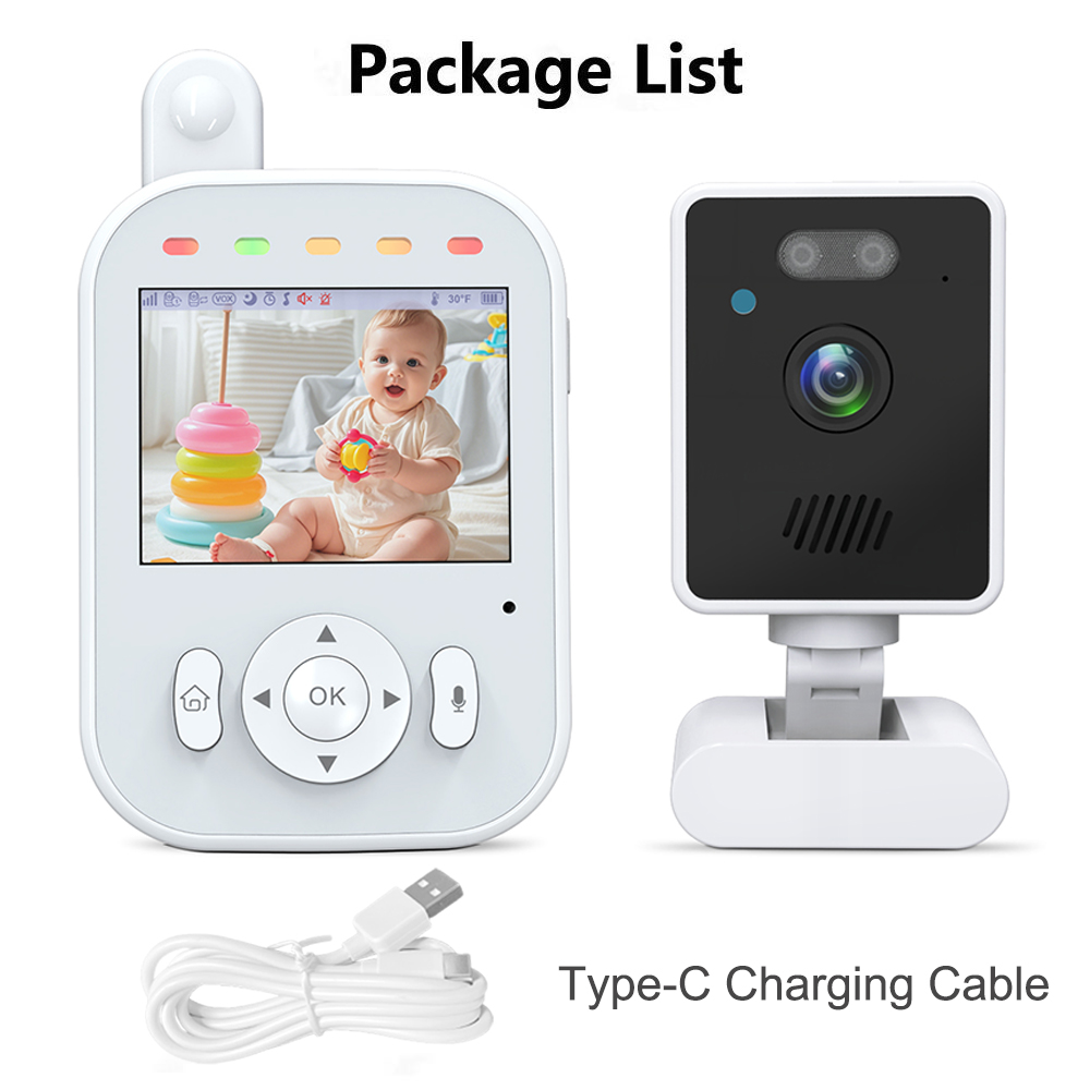 Baby Monitor Wireless Indoor 2 - Home Security Wireless Camera recension och pris