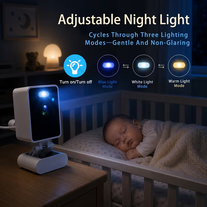 Baby Monitor Wireless Indoor 2 - Home Security Wireless Camera recension och pris