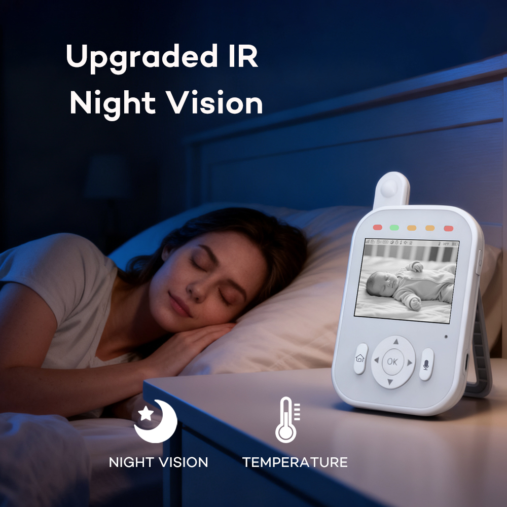 Baby Monitor Wireless Indoor 2 - Home Security Wireless Camera recension och pris