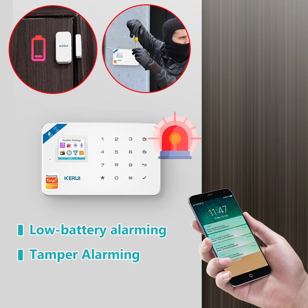 KERUI W181 Alarm System Securi - Home Security Wireless Camera recension och pris