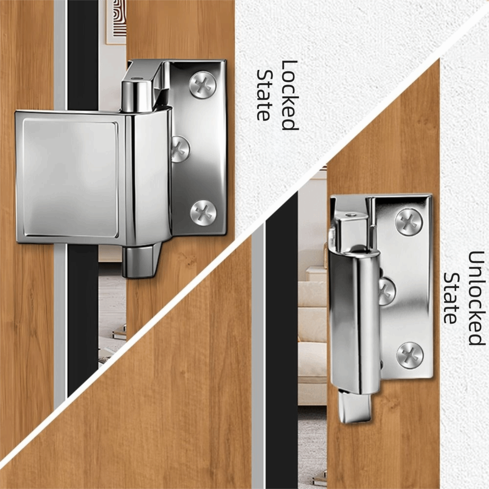 Aluminum Alloy Door Lock Secur - Home Security Door Reinforcement Lock recension och pris