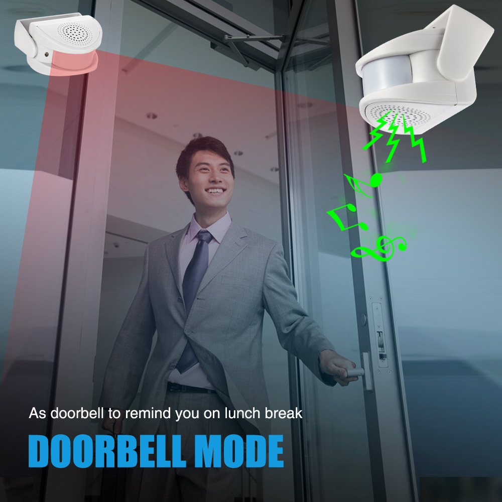 32 Songs Welcome Infrared Chim - Home Security Gate recension och pris