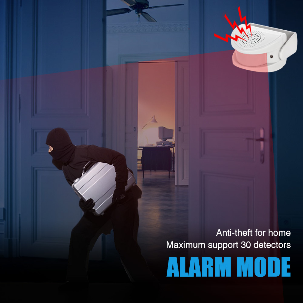 32 Songs Welcome Infrared Chim - Home Security Gate recension och pris