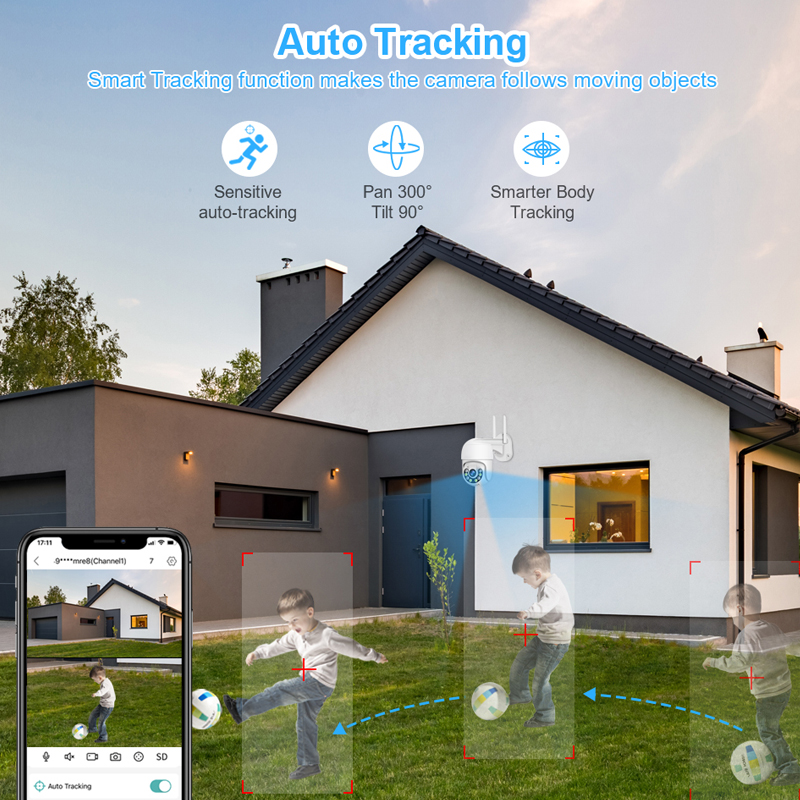 Smar 3MP Wireless CCTV Securit - Home Security Wireless Camera recension och pris