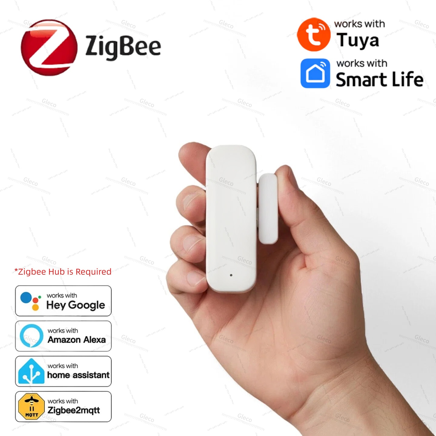 Tuya Zigbee Door Window Sensor - Home Security Gate recension och pris
