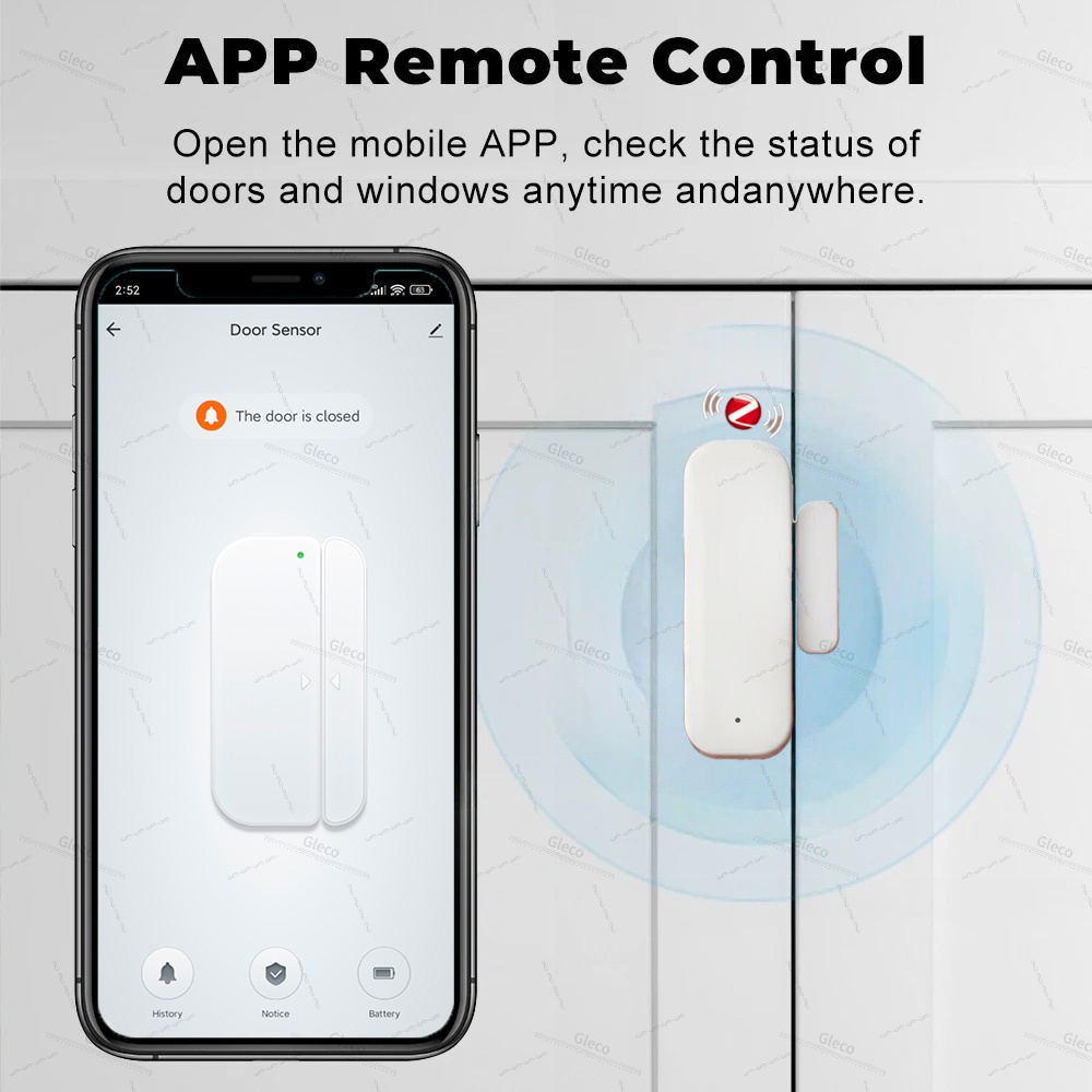 Tuya Zigbee Door Window Sensor - Home Security Gate recension och pris