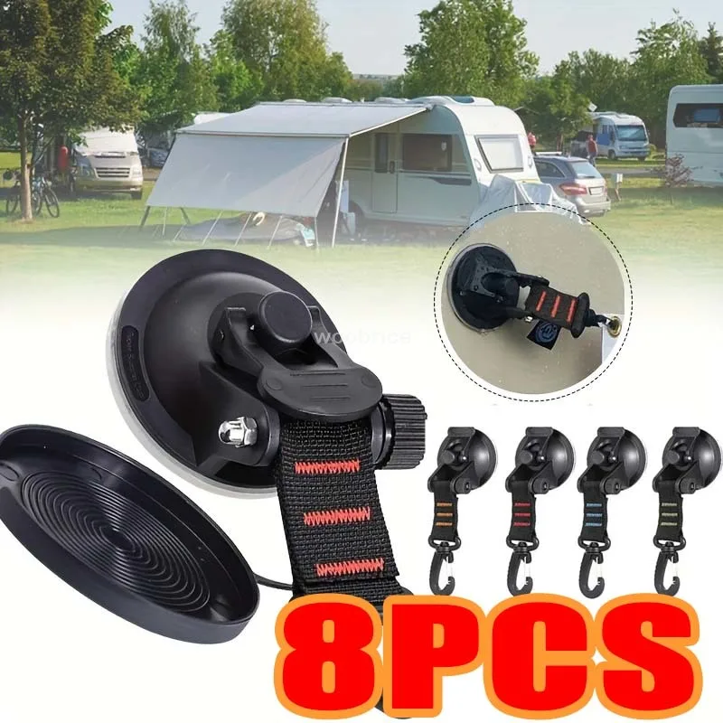 1/8 Pcs Car Tent Suction Cups  - Home Security Outdoor recension och pris