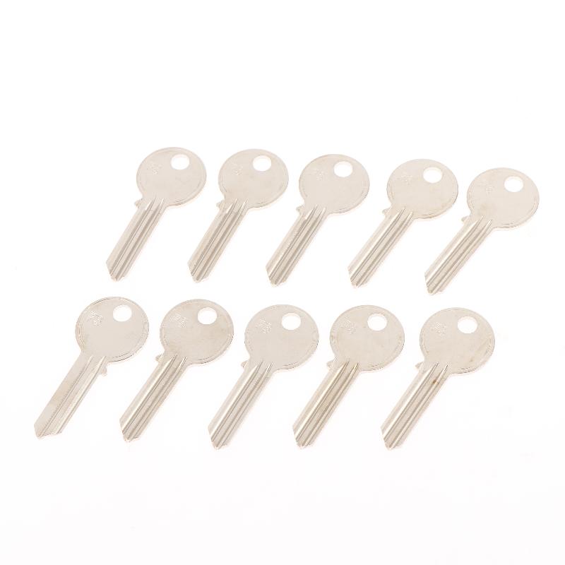 10Pcs F3 Double Slot Key Blank - Home Security Gate recension och pris