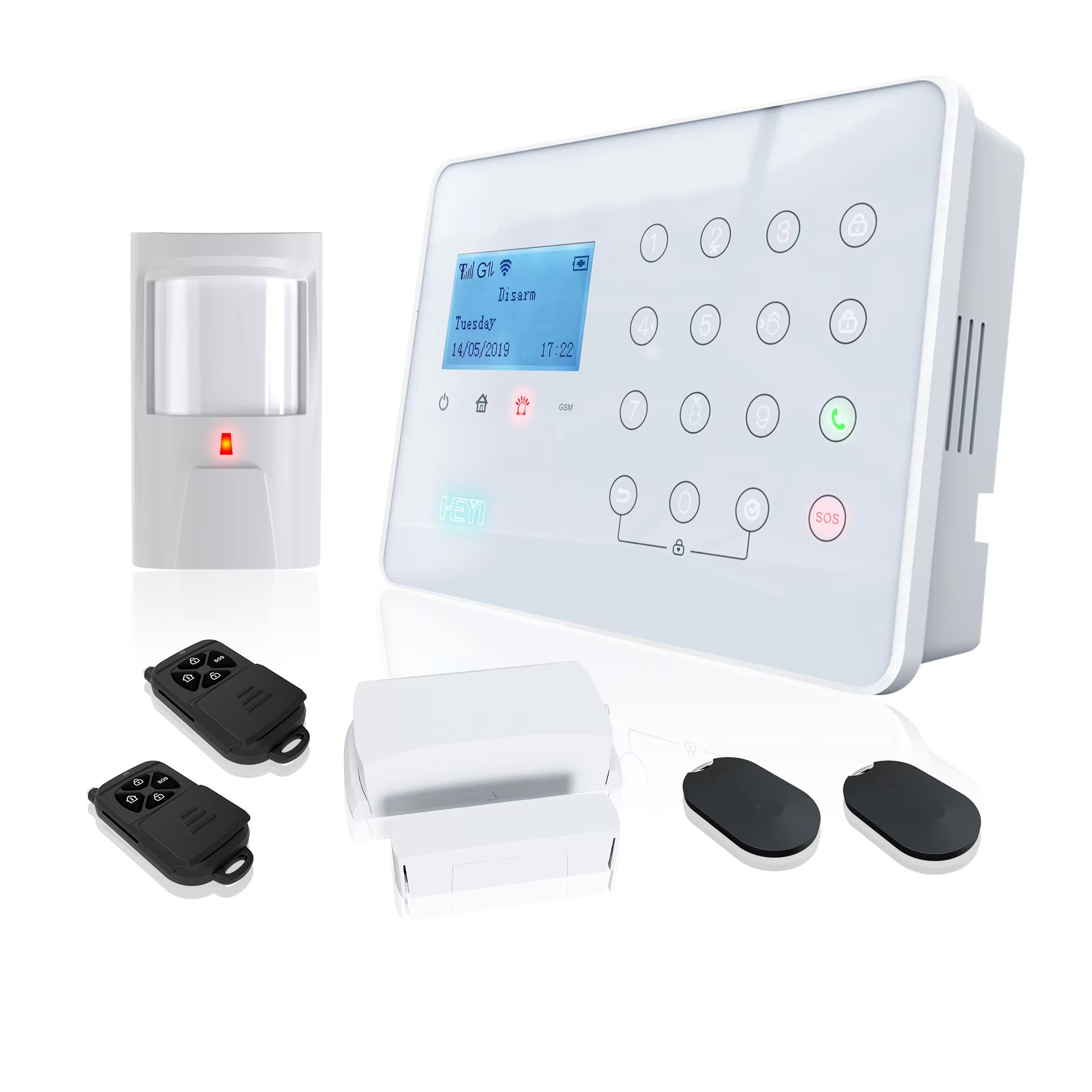 Alarm System  Wireless Securit - Home Security Outdoor recension och pris