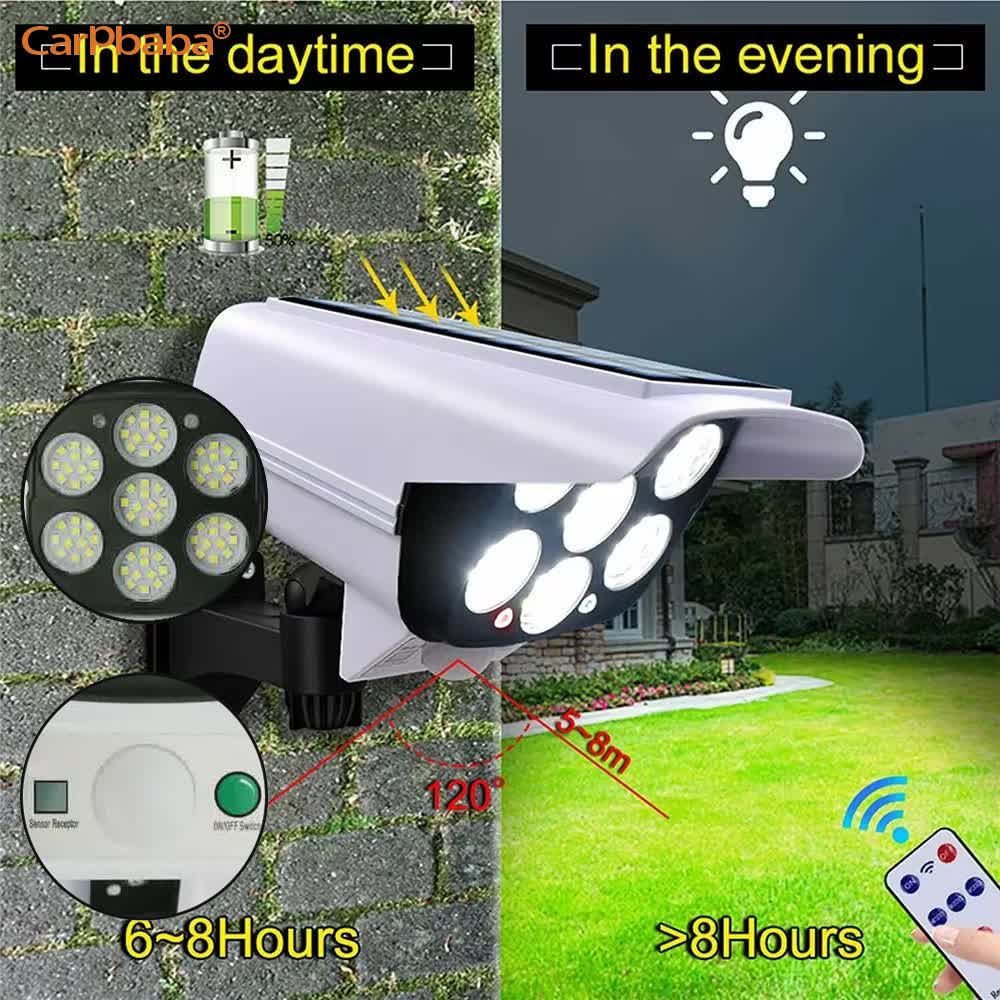 Outdoor Solar Light Motion Sen - Home Security Wireless Camera recension och pris
