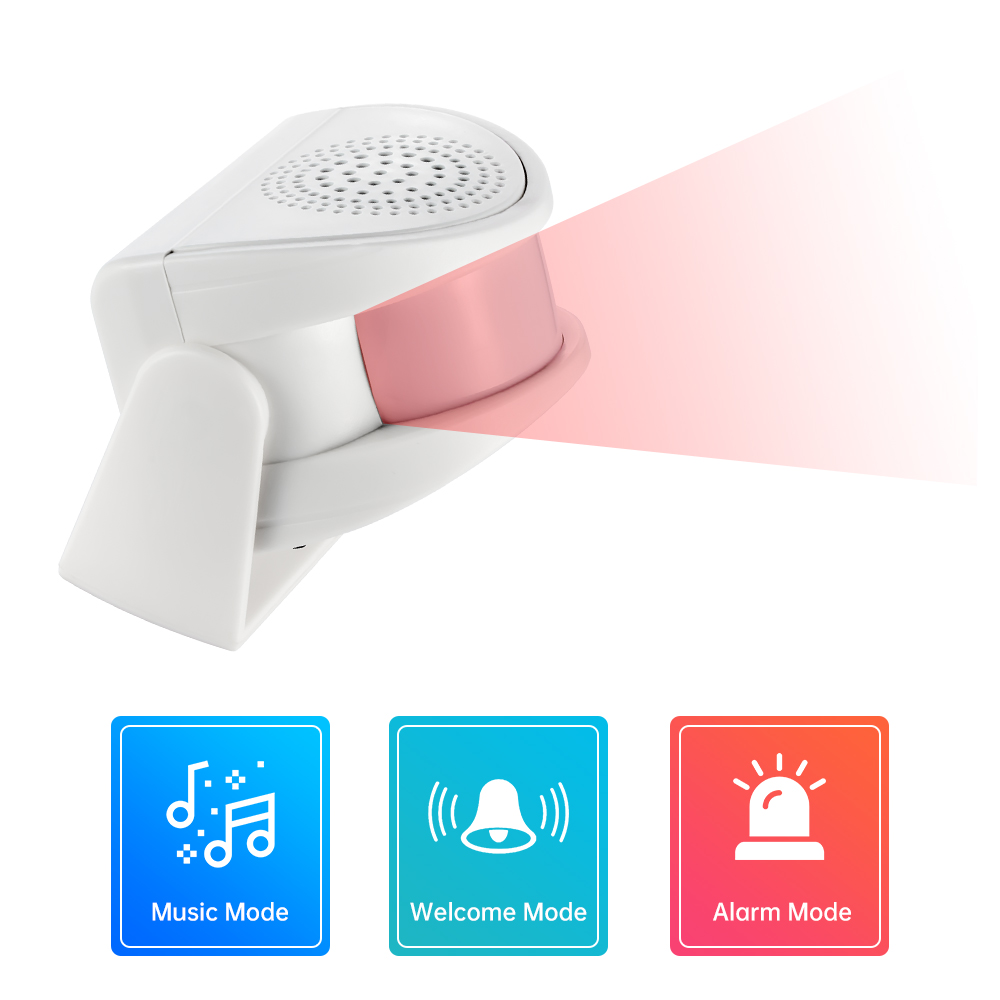 32 Songs Welcome Infrared Chim - Home Security Gate recension och pris
