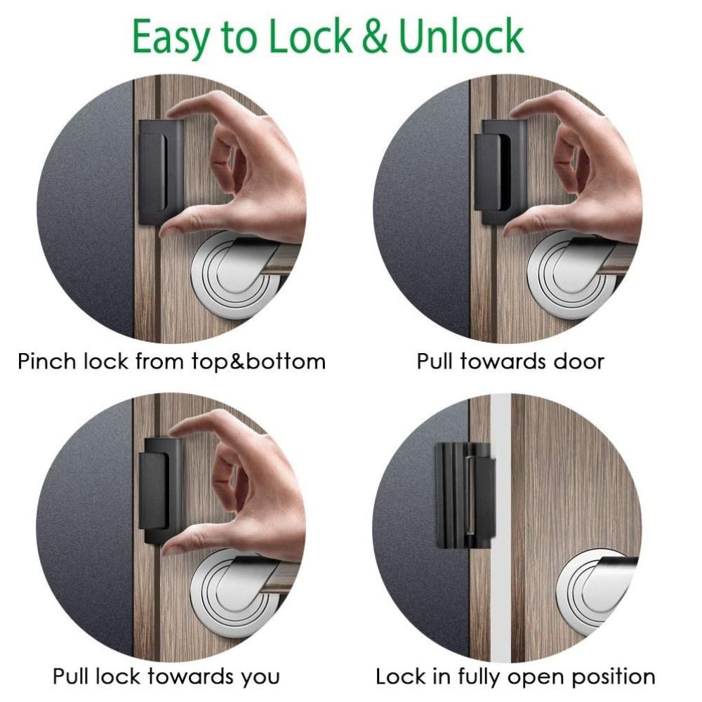 Aluminum Alloy Door Reinforcem - Home Security Door Reinforcement Lock recension och pris