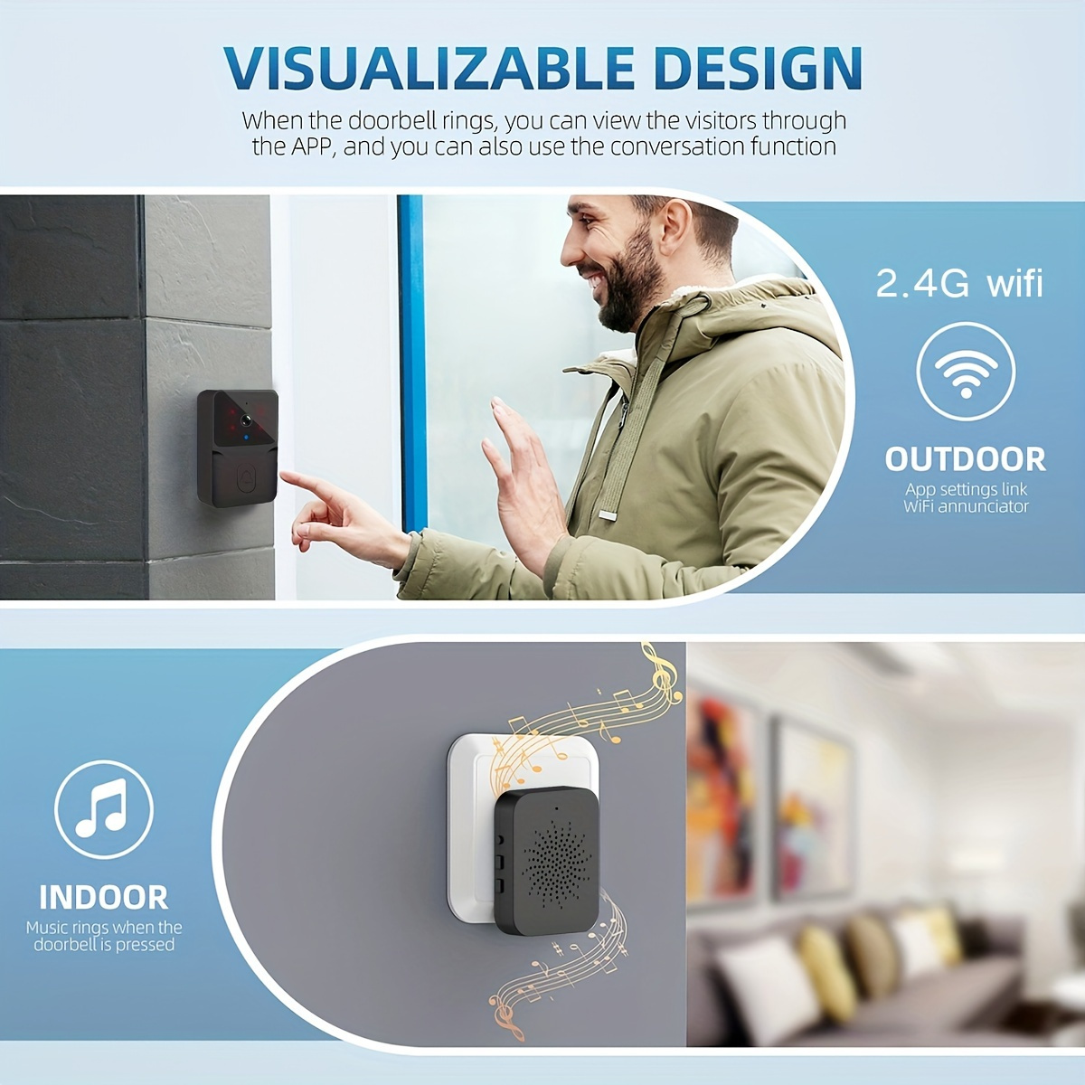 Tuya Wireless Smart Video Door - Home Security Technician recension och pris